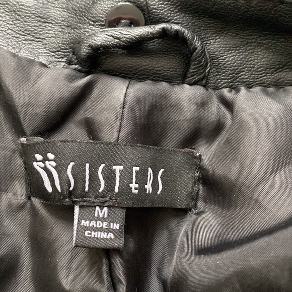 ii Sisters Zip-Up Moto Faux Leather & Faux Fur Jacket - Picture 15 of 16